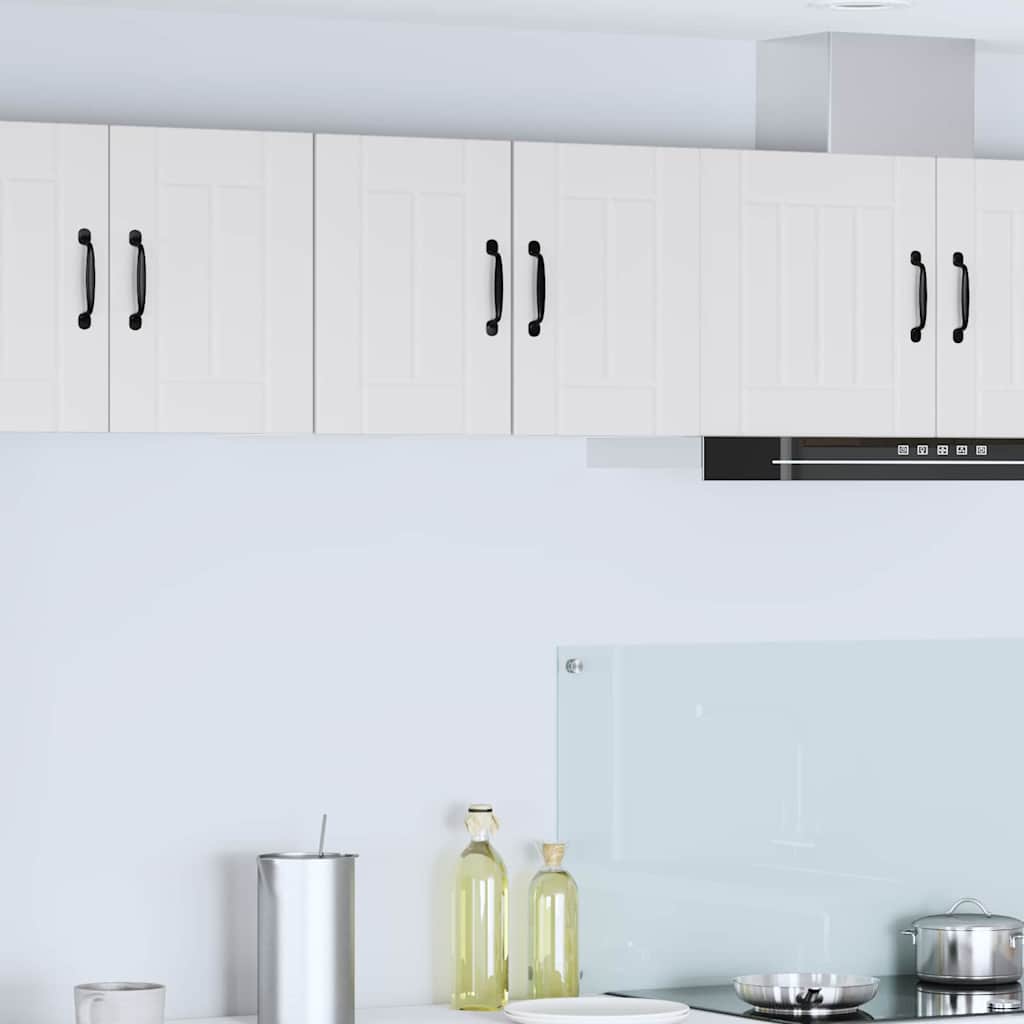 Veggskap LUCCA 2 pcs Hvit 30 x 31 x 40 cm Konstruert tre