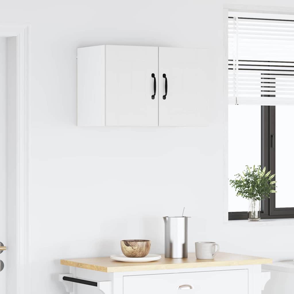 Veggskap LUCCA 2 pcs Hvit 30 x 31 x 40 cm Konstruert tre