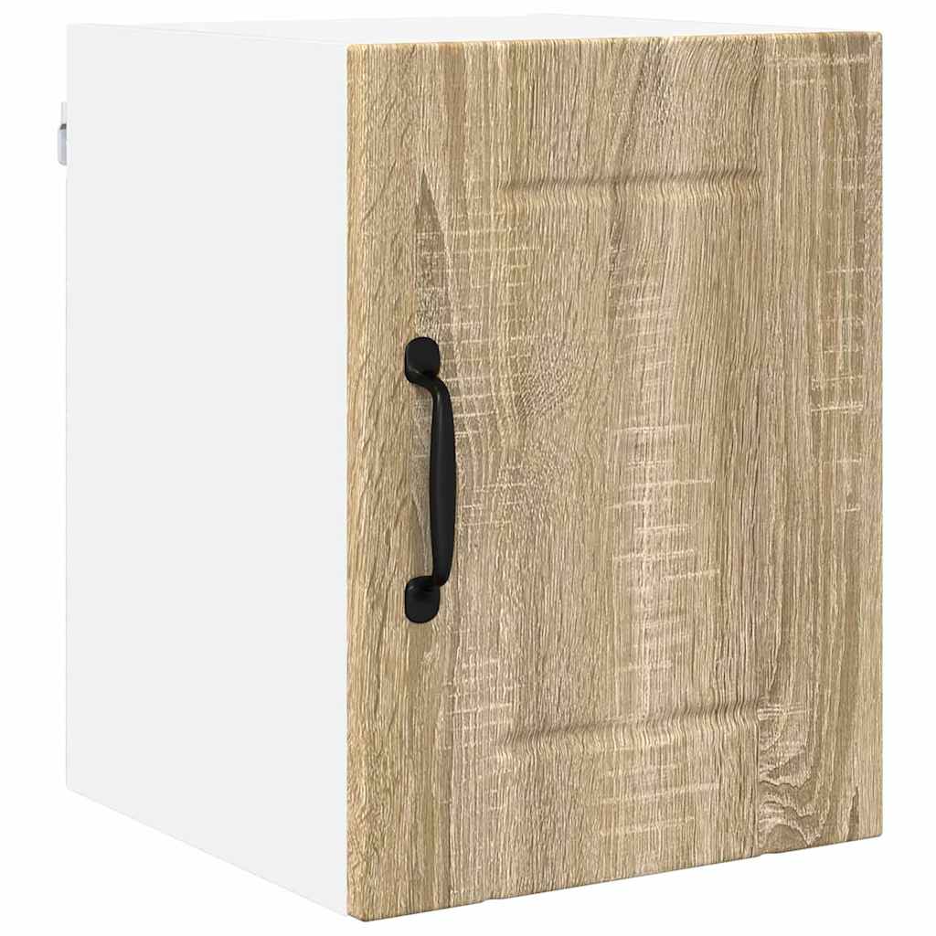 Veggskap LUCCA 2 pcs Sonoma eik 30 x 31 x 40 cm Konstruert tre