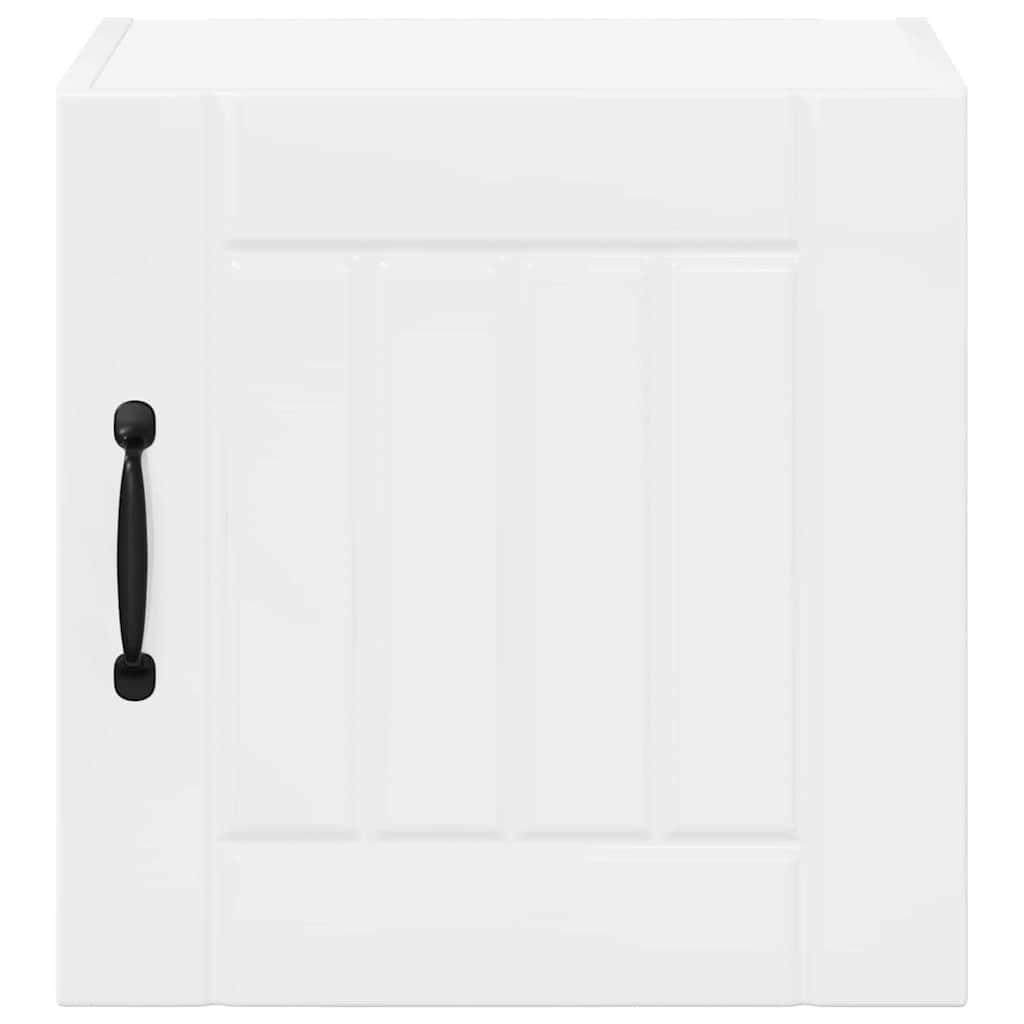 Veggskap LUCCA Høgglans hvit 40 x 31 x 40 cm Konstruert tre