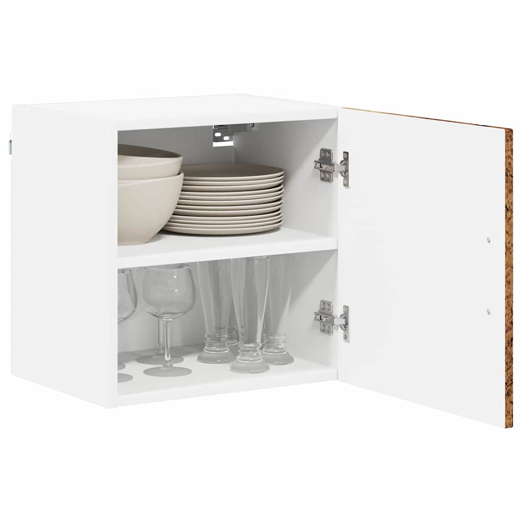 Veggskap LUCCA 2 pcs Gammelt tre 40 x 31 x 40 cm Konstruert tre