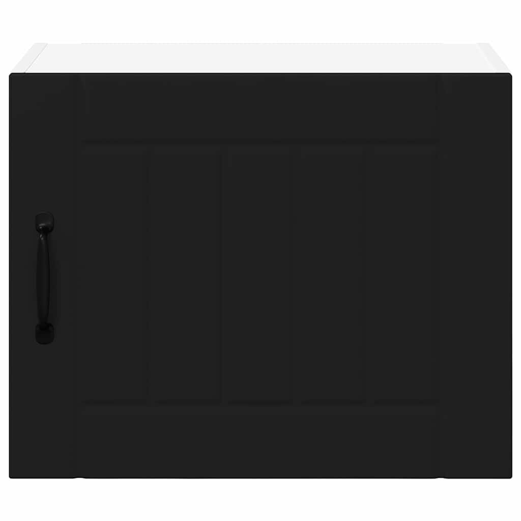 Veggskap LUCCA 2 pcs Svart 50 x 31 x 40 cm Konstruert tre