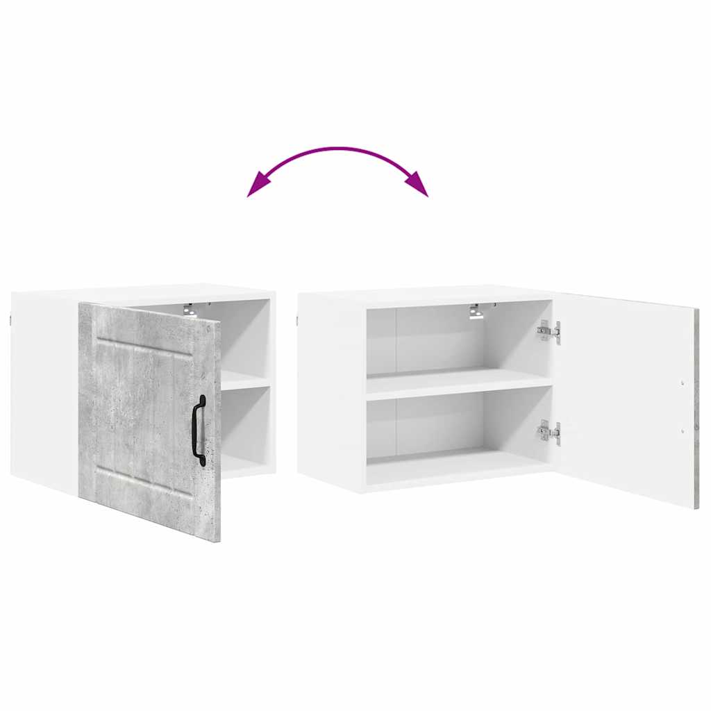 Veggskap LUCCA Betonggrå 50 x 31 x 40 cm Konstruert tre