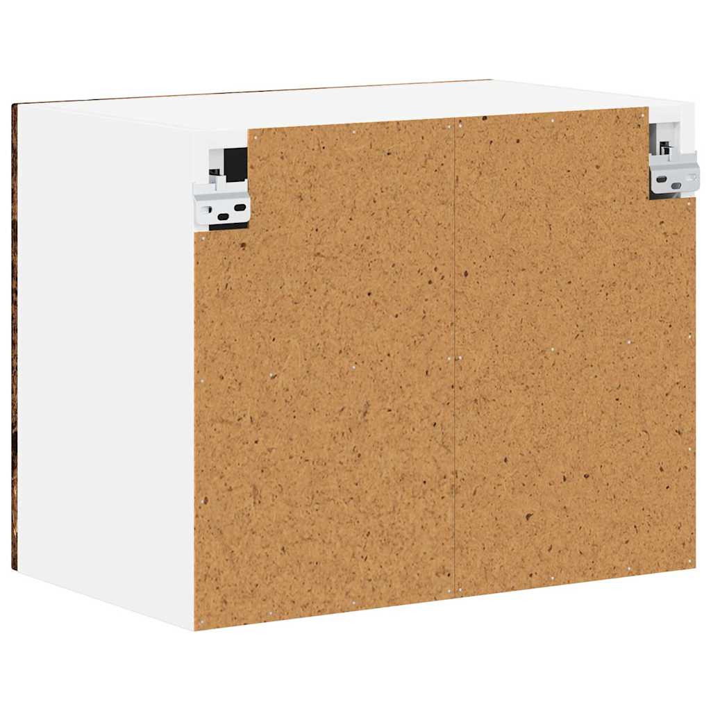 Veggskap LUCCA 2 pcs Gammelt tre 50 x 31 x 40 cm Konstruert tre