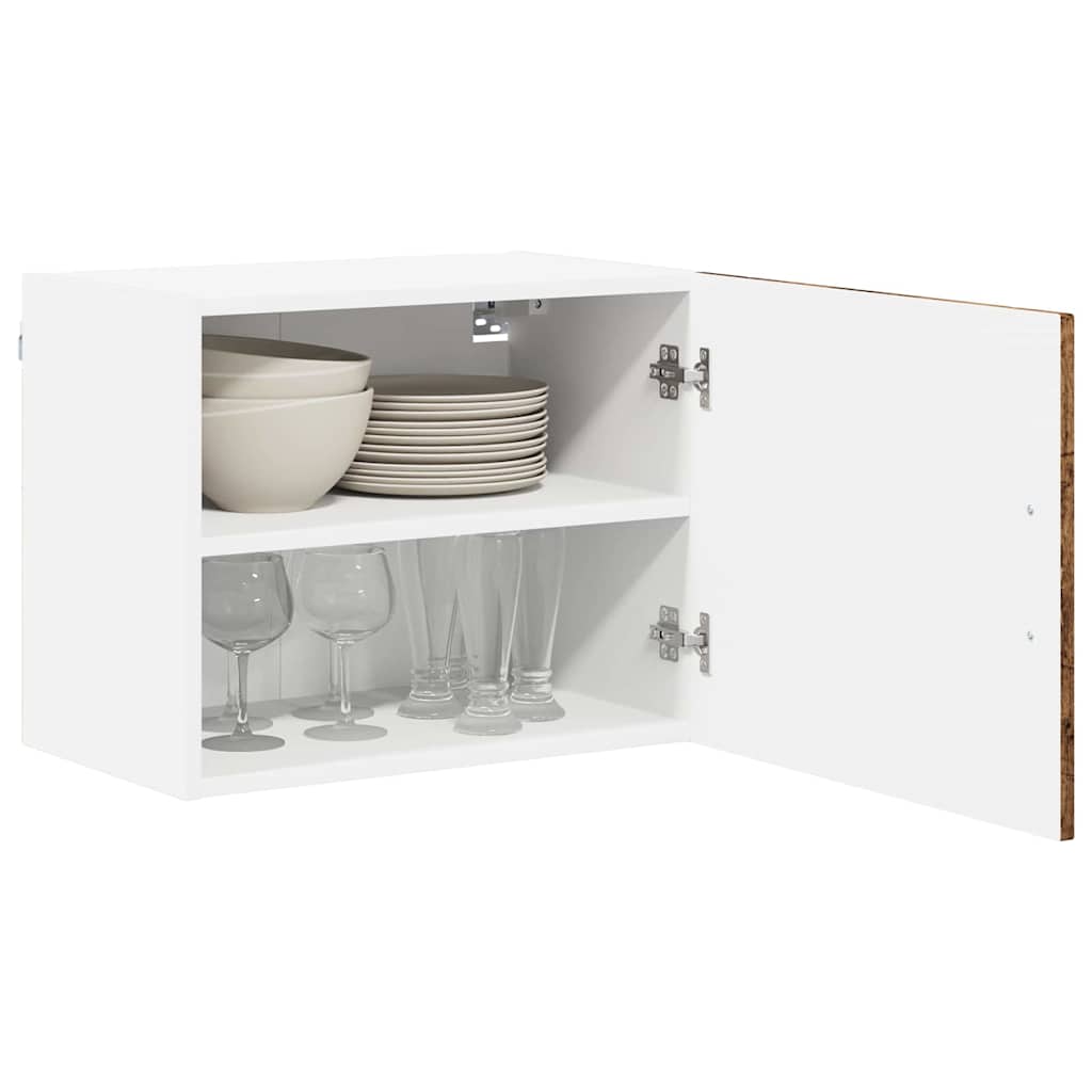 Veggskap LUCCA 2 pcs Gammelt tre 50 x 31 x 40 cm Konstruert tre