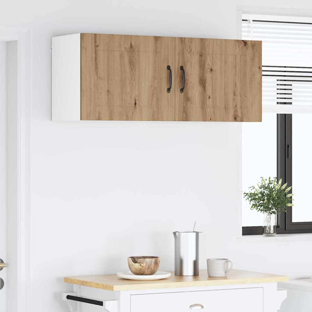 Veggskap LUCCA 2 pcs Artisan eik Konstruert tre