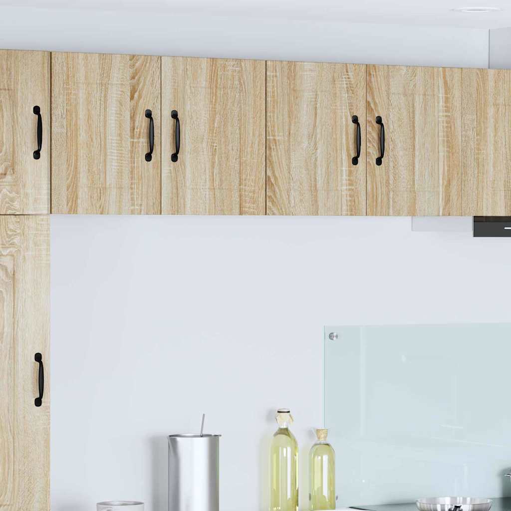 Veggskap LUCCA 2 pcs Sonoma eik 60 x 31 x 40 cm Konstruert tre