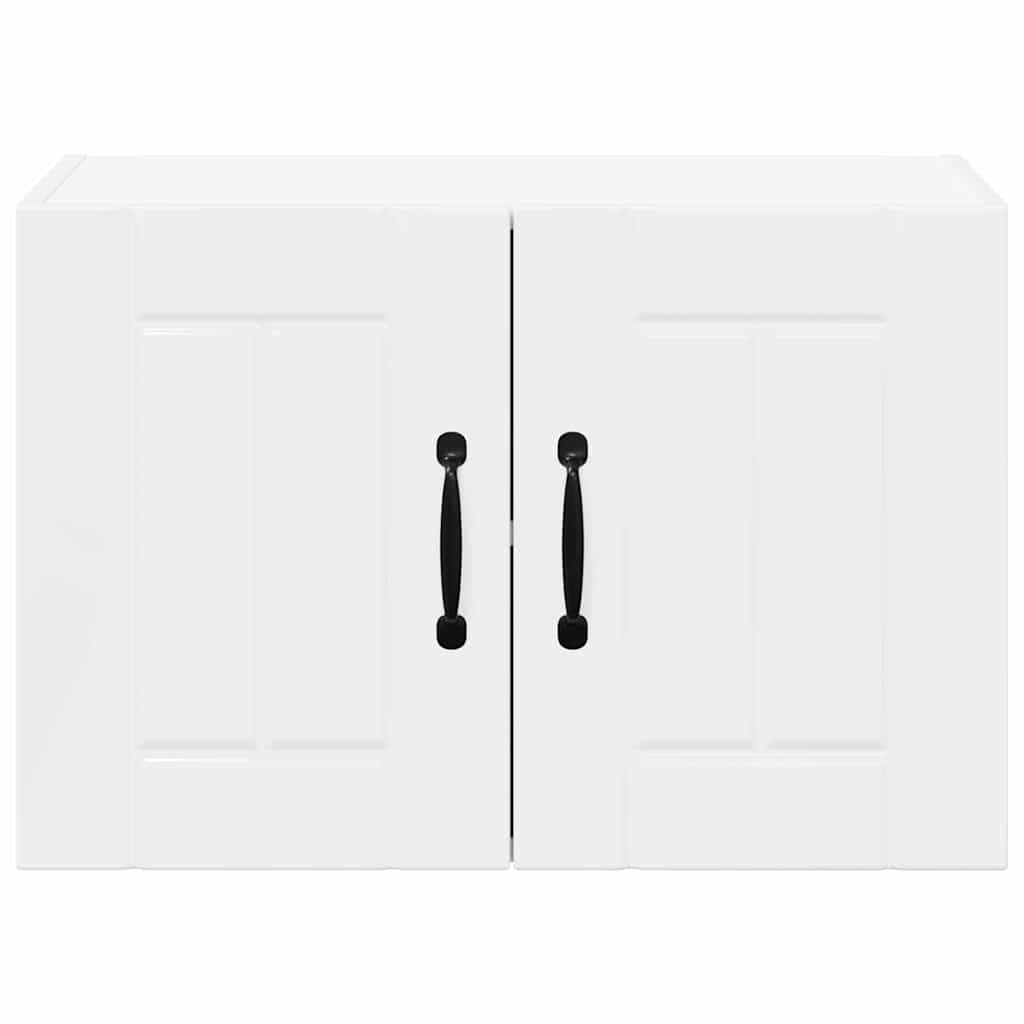 Veggskap LUCCA Høgglans hvit 60 x 31 x 40 cm Konstruert tre