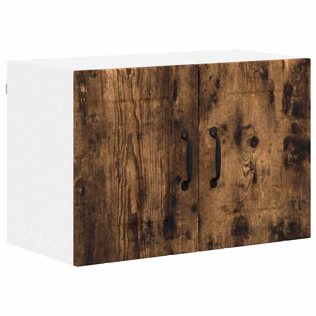Veggskap LUCCA 2 pcs Røkt Eik 60 x 31 x 40 cm Konstruert tre