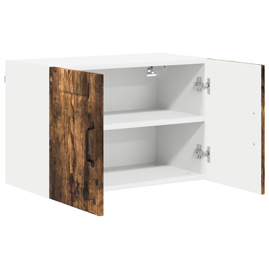 Veggskap LUCCA 2 pcs Røkt Eik 60 x 31 x 40 cm Konstruert tre