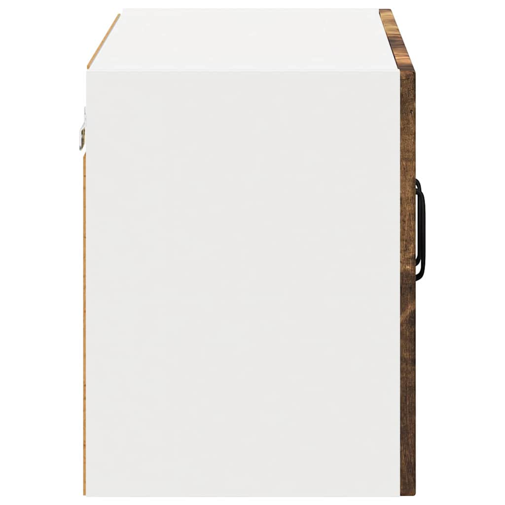 Veggskap LUCCA 2 pcs Røkt Eik 60 x 31 x 40 cm Konstruert tre