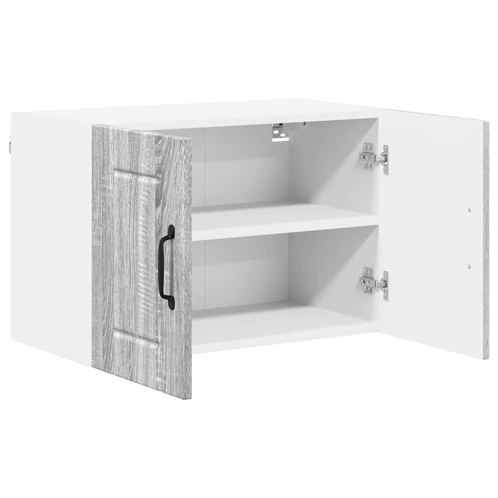 Veggskap LUCCA 2 pcs Grå sonoma 60 x 31 x 40 cm Konstruert tre