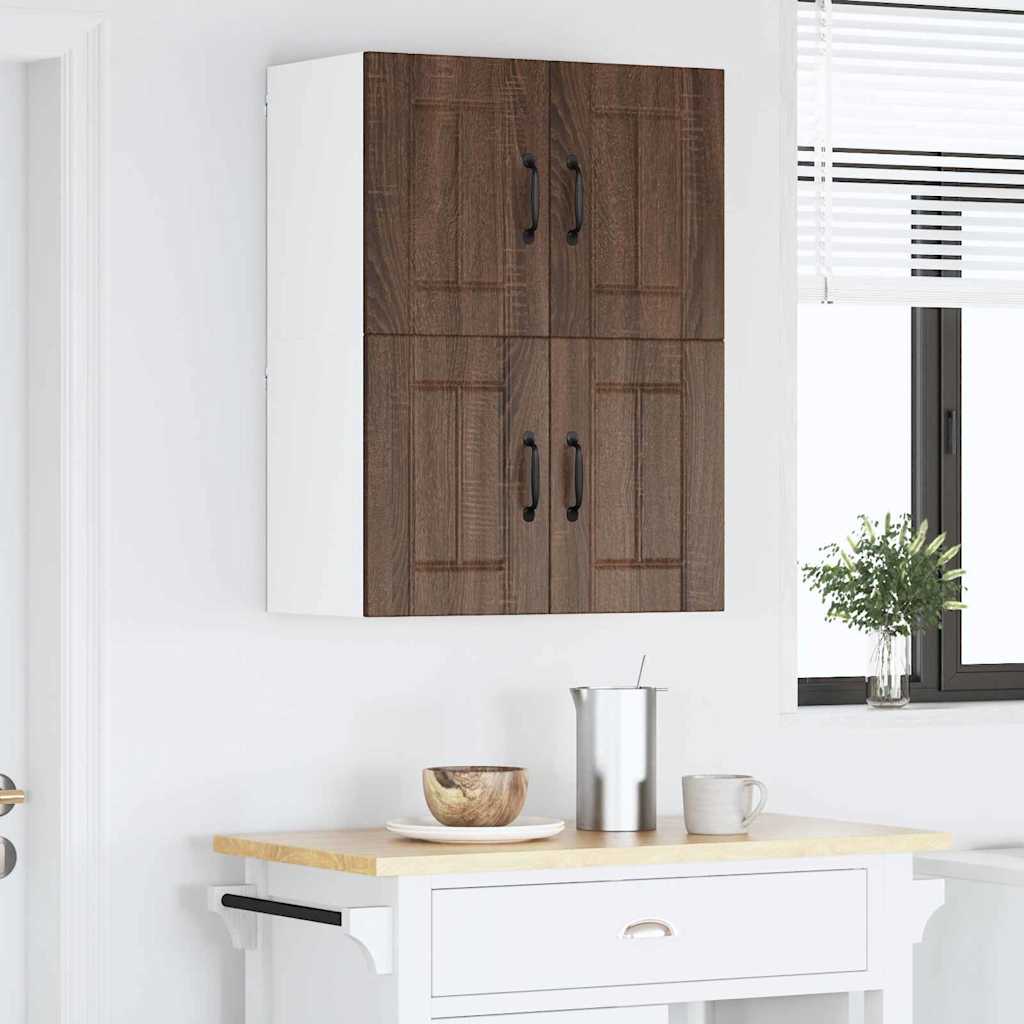 Veggskap LUCCA Brun eik 60 x 31 x 40 cm Konstruert tre
