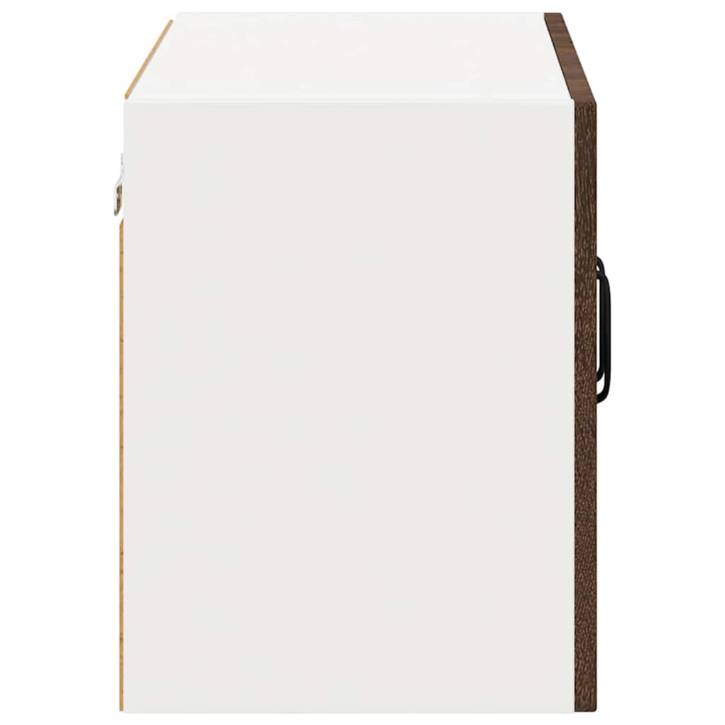 Veggskap LUCCA 2 pcs Brun eik 60 x 31 x 40 cm Konstruert tre