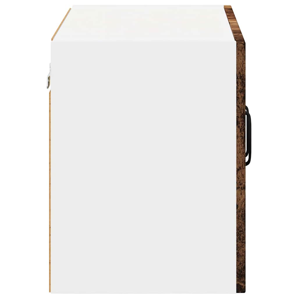 Veggskap LUCCA 2 pcs Gammelt tre 60 x 31 x 40 cm Konstruert tre