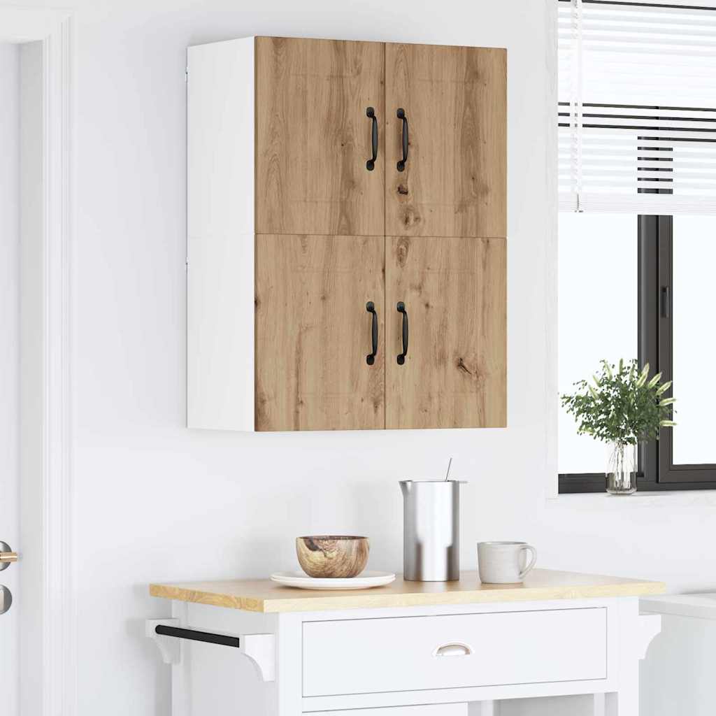 Veggskap LUCCA 2 pcs Artisan eik 60 x 31 x 40 cm Konstruert tre