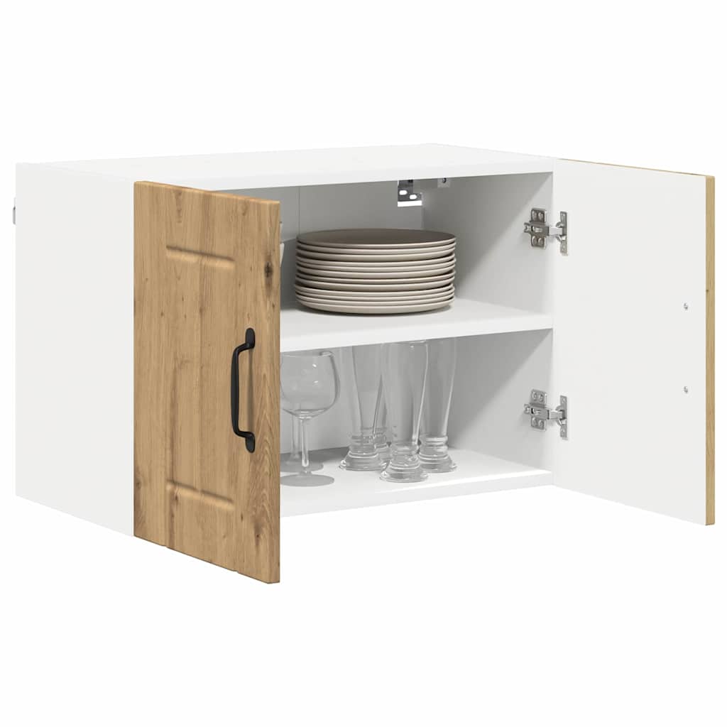 Veggskap LUCCA 2 pcs Artisan eik 60 x 31 x 40 cm Konstruert tre