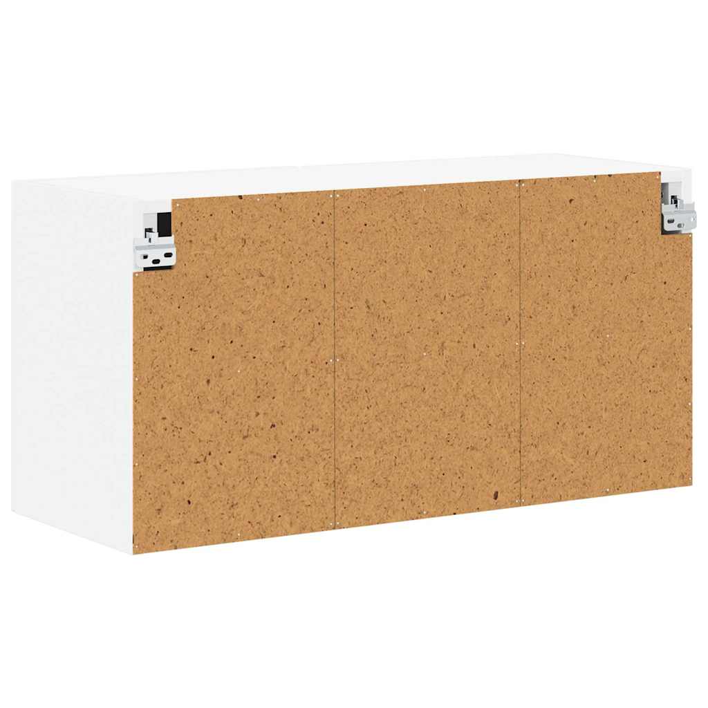 Veggskap LUCCA Hvit 80 x 31 x 40 cm Konstruert tre
