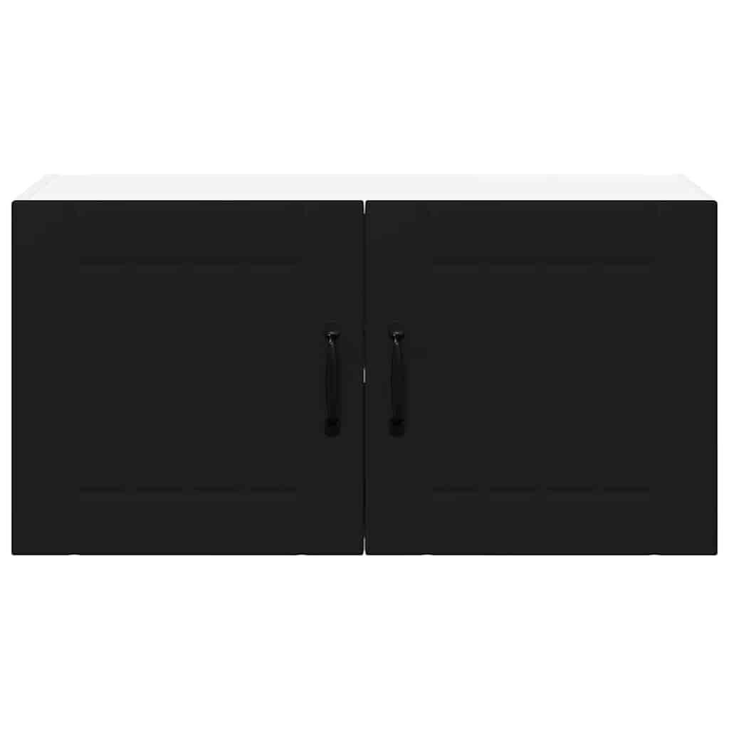 Veggskap LUCCA Svart 80 x 31 x 40 cm Konstruert tre