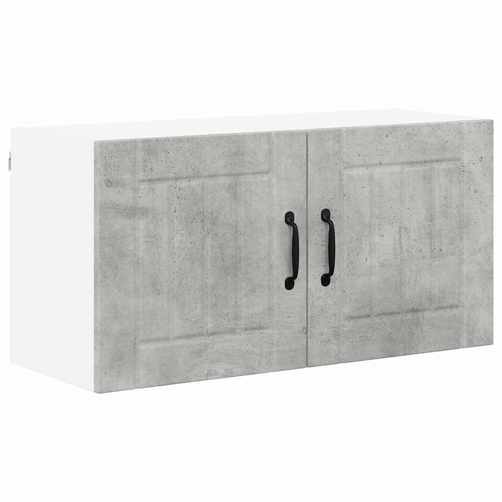 Veggskap LUCCA Betonggrå 80 x 31 x 40 cm Konstruert tre
