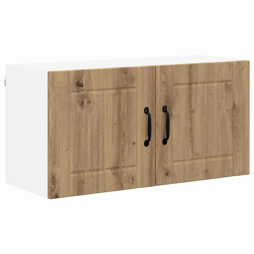 Veggskap LUCCA Artisan eik 80 x 31 x 40 cm Konstruert tre