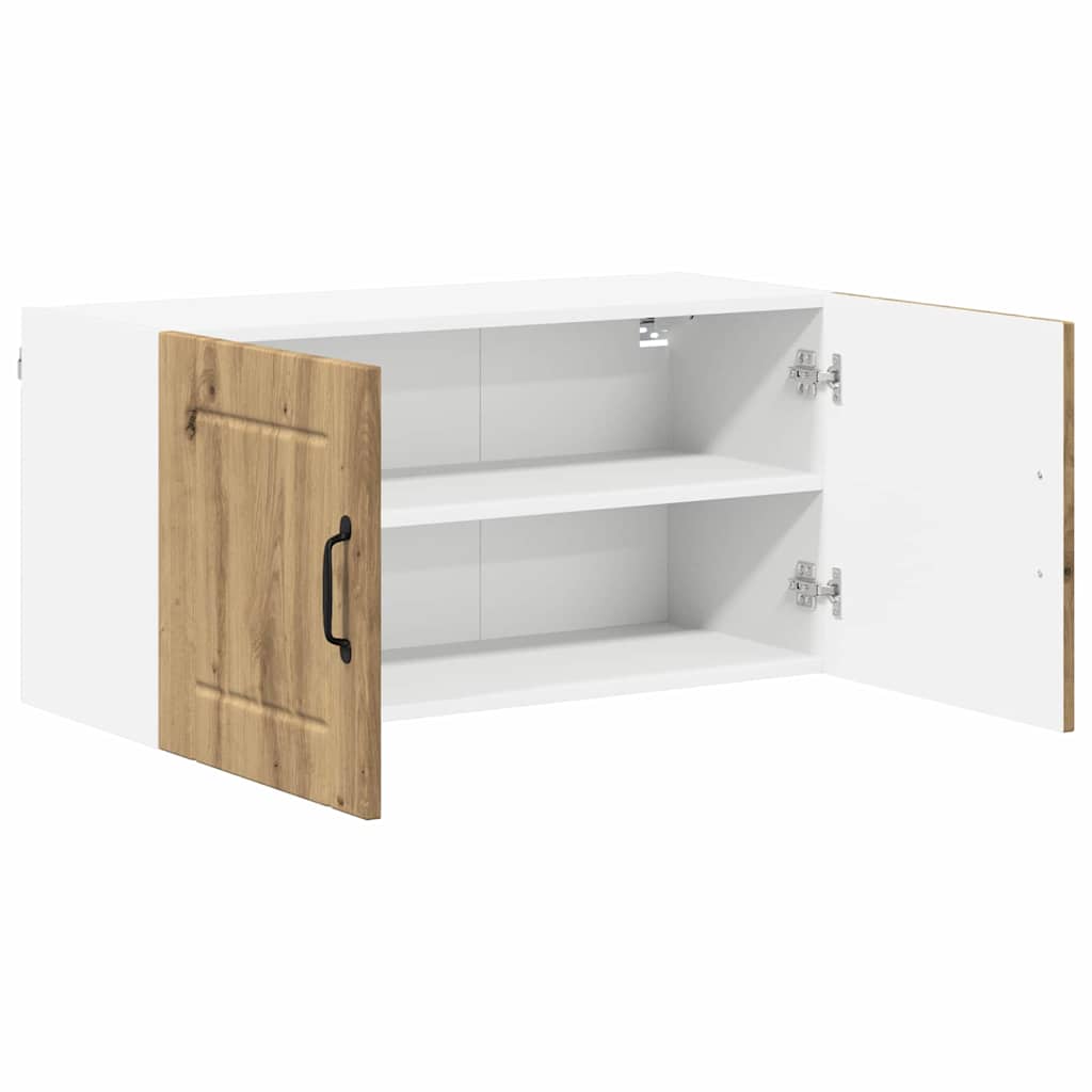 Veggskap LUCCA Artisan eik 80 x 31 x 40 cm Konstruert tre