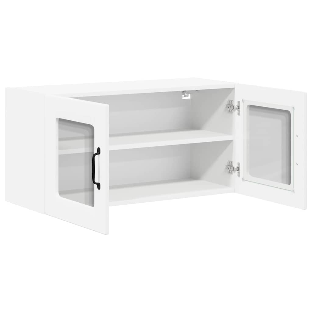 Vegghylle LUCCA Hvit 80 x 31 x 40 cm Konstruert tre