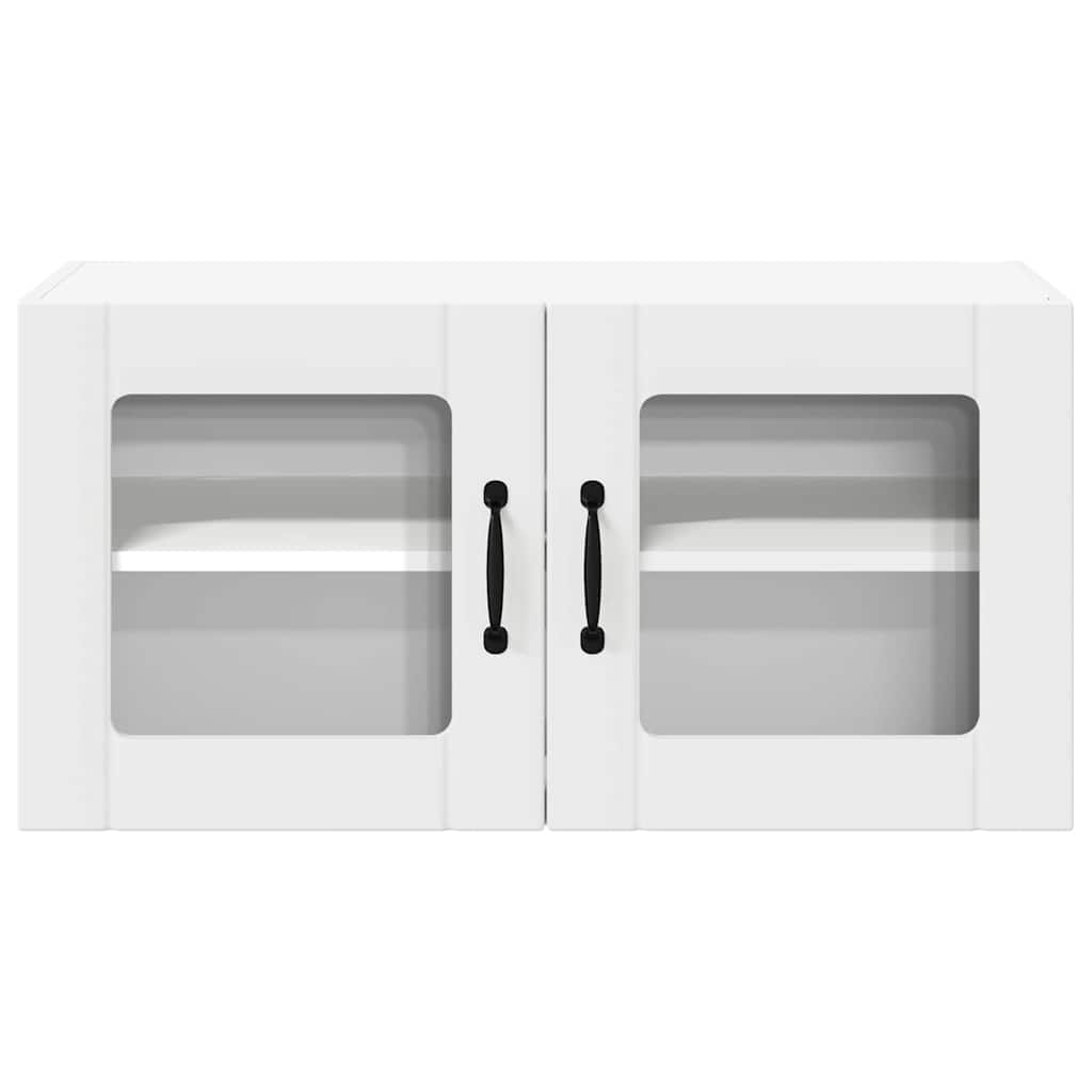 Vegghylle LUCCA Hvit 80 x 31 x 40 cm Konstruert tre