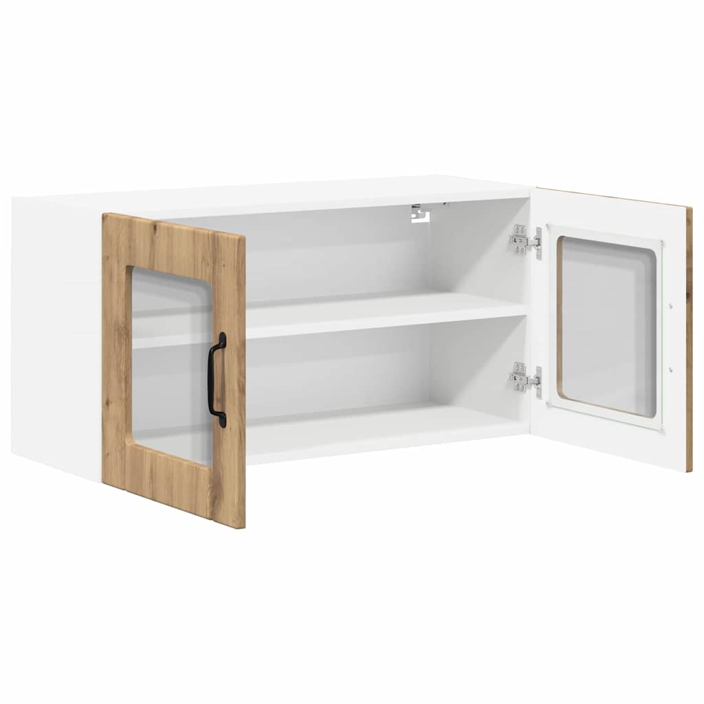 Vegghylle LUCCA Artisan eik 80 x 31 x 40 cm Konstruert tre