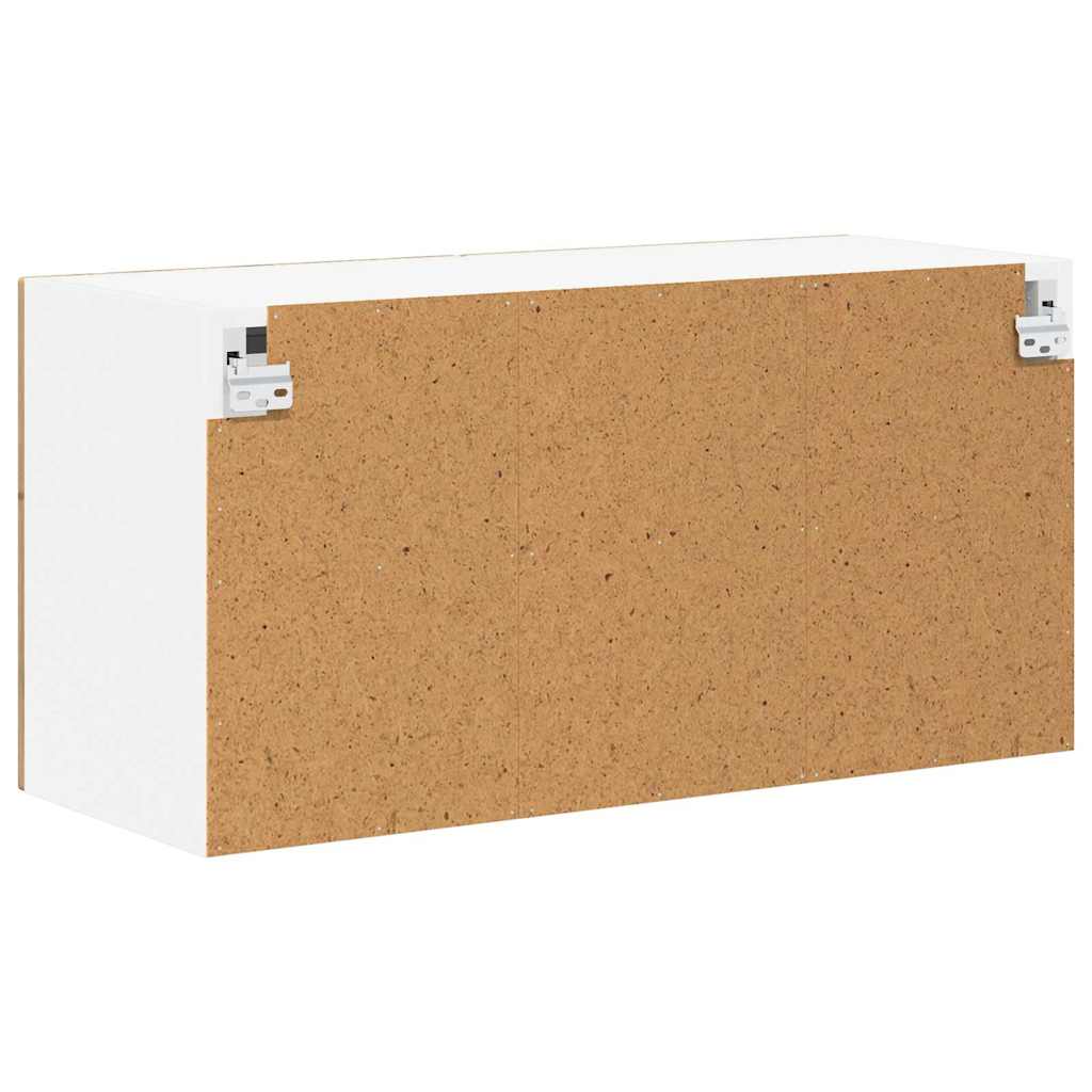Vegghylle LUCCA Artisan eik 80 x 31 x 40 cm Konstruert tre