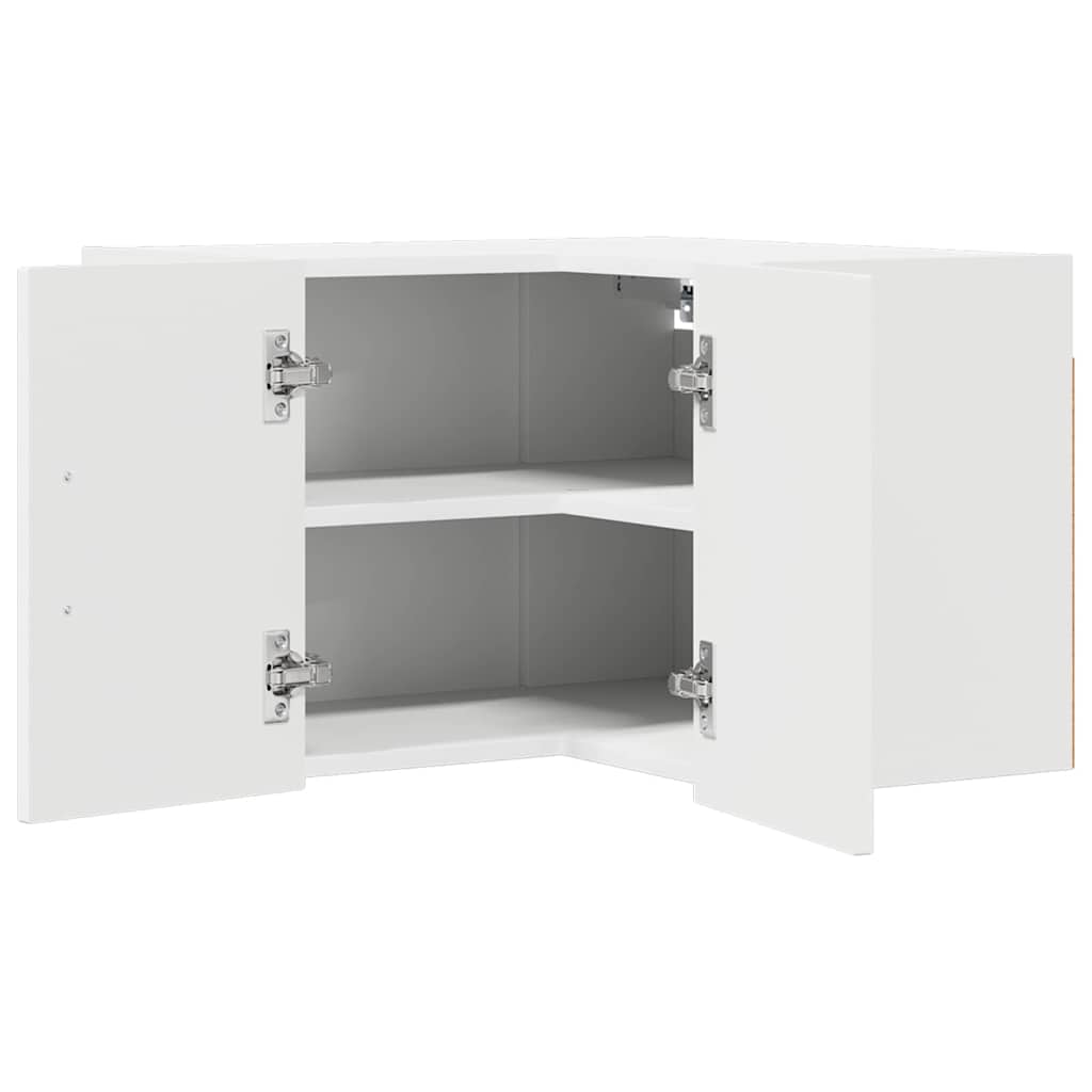 Vegghjørneskap LUCCA Hvit 57 x 57 x 40 cm Konstruert tre