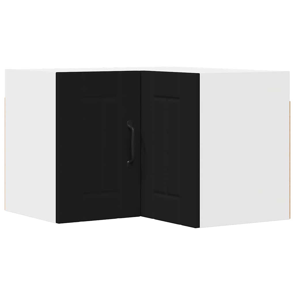 Vegghjørneskap LUCCA Svart 57 x 57 x 40 cm Konstruert tre