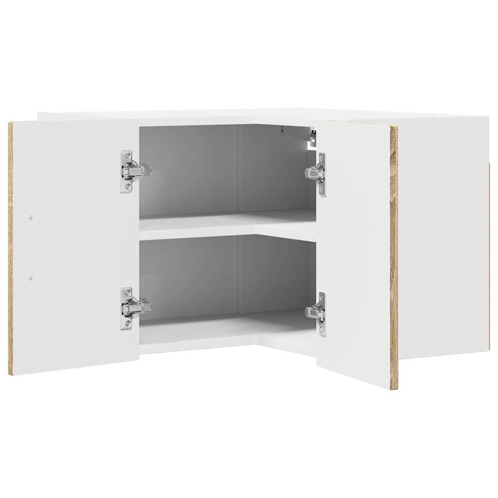 Vegghjørneskap LUCCA Sonoma eik 57 x 57 x 40 cm Konstruert tre
