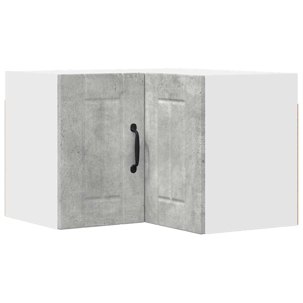 Vegghjørneskap LUCCA Betonggrå 57 x 57 x 40 cm Konstruert tre