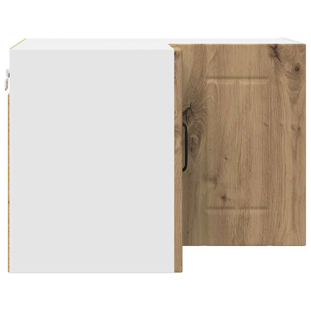 Vegghjørneskap LUCCA Artisan eik 57 x 57 x 40 cm Konstruert tre