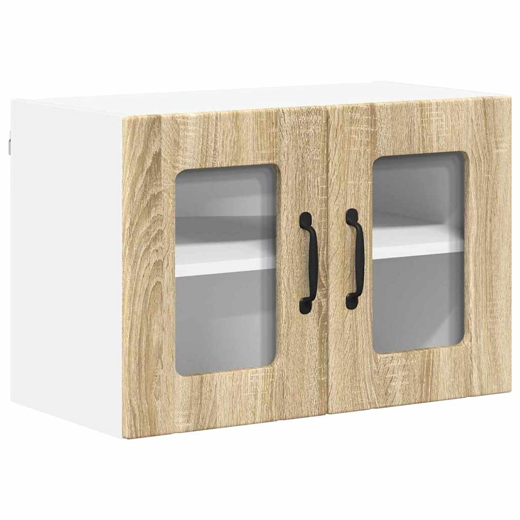 Vegghylle LUCCA Sonoma eik 60 x 31 x 40 cm Konstruert tre