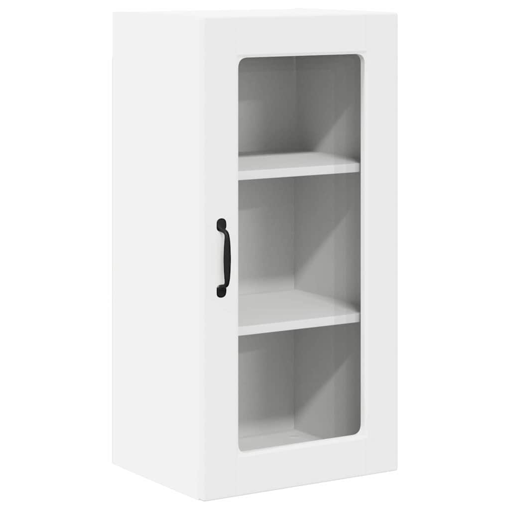 Vegghylle LUCCA Hvit 40 x 31 x 80 cm Konstruert tre
