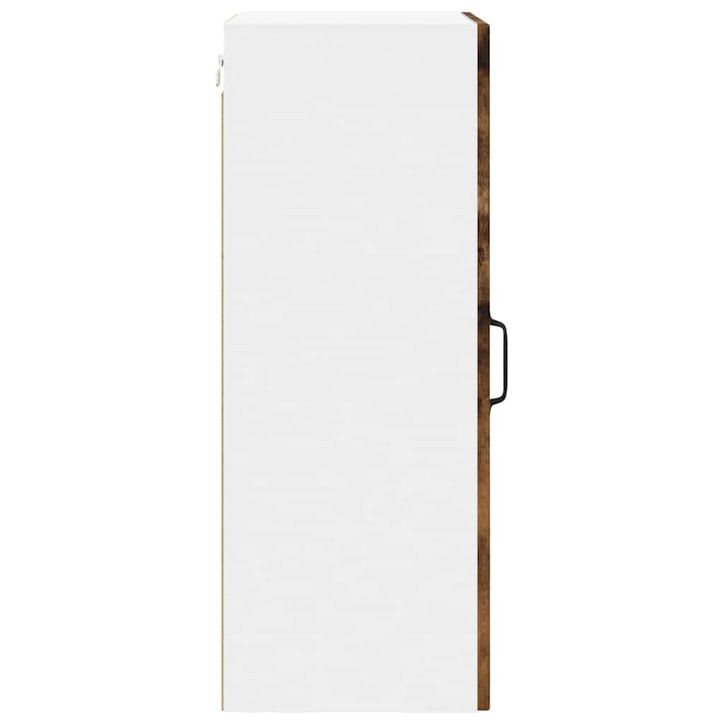 Vegghylle LUCCA Røkt Eik 40 x 31 x 80 cm Konstruert tre