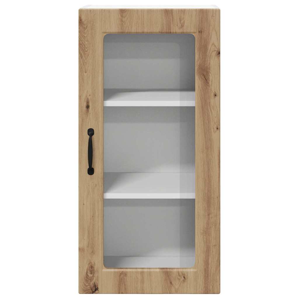 Vegghylle LUCCA 2 pcs Artisan eik 40 x 31 x 80 cm