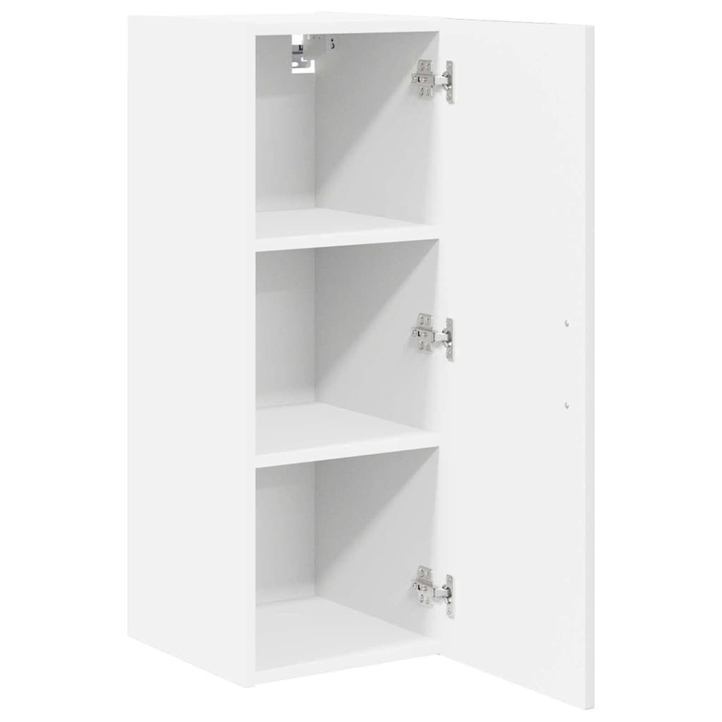 Veggskap LUCCA Høgglans hvit 30 x 31 x 80 cm Konstruert tre