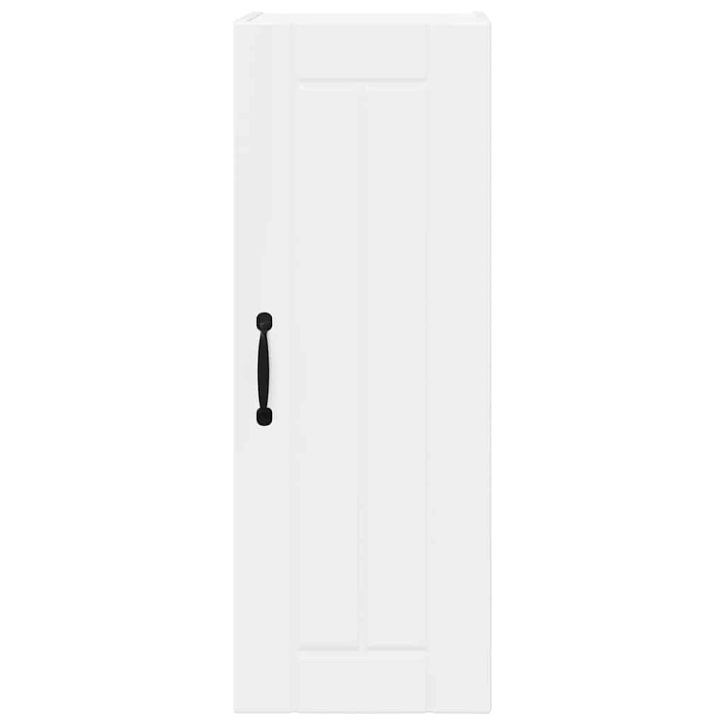 Veggskap LUCCA Høgglans hvit 30 x 31 x 80 cm Konstruert tre
