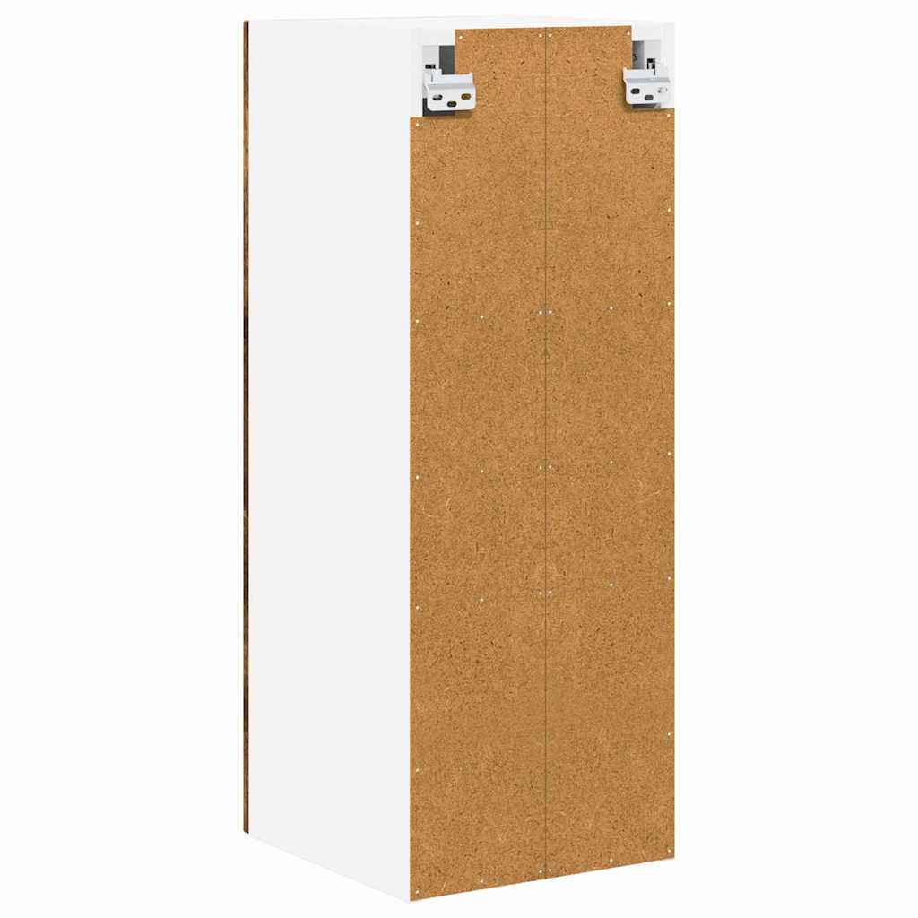 Kjøkkenskap 2 pcs Røkt eik 30 x 31 x 80 cm Konstruert tre