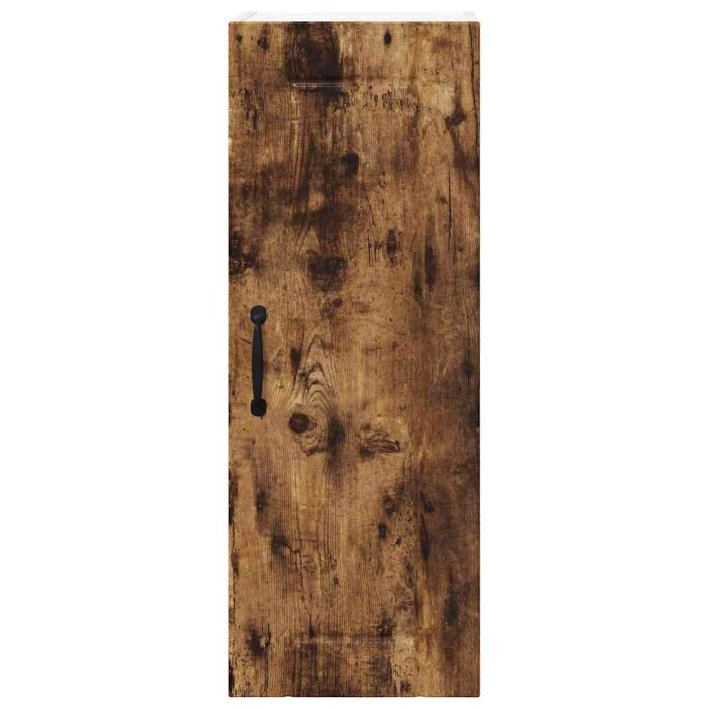 Kjøkkenskap 2 pcs Røkt eik 30 x 31 x 80 cm Konstruert tre