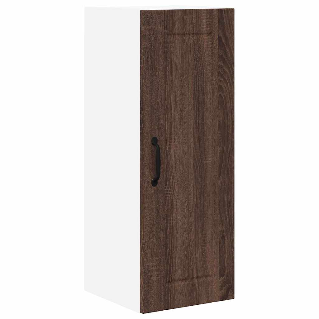 Veggskap LUCCA Brun eik 30 x 31 x 80 cm Konstruert tre