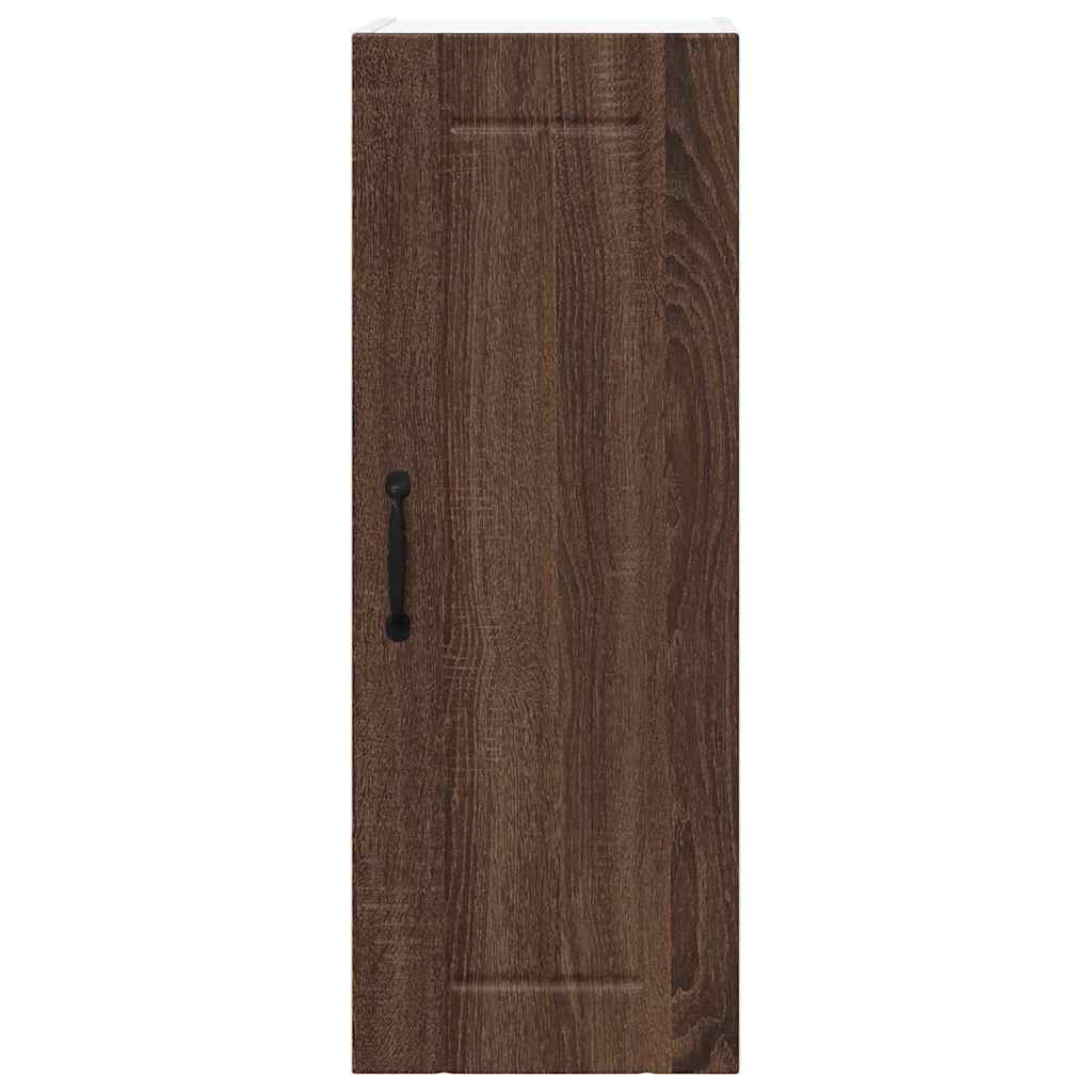 Veggskap LUCCA Brun eik 30 x 31 x 80 cm Konstruert tre