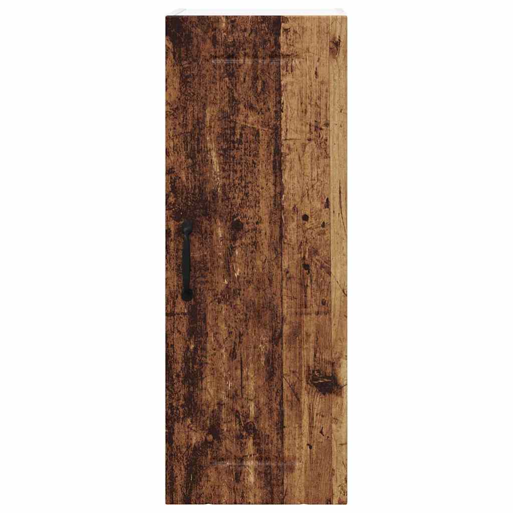 Veggskap LUCCA 2 pcs Gammelt tre 30 x 31 x 80 cm Konstruert tre