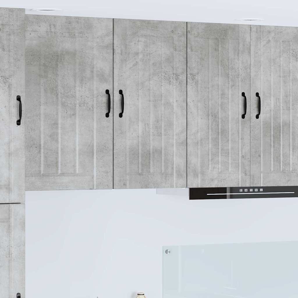 Veggskap LUCCA Betonggrå 40 x 31 x 80 cm Konstruert tre