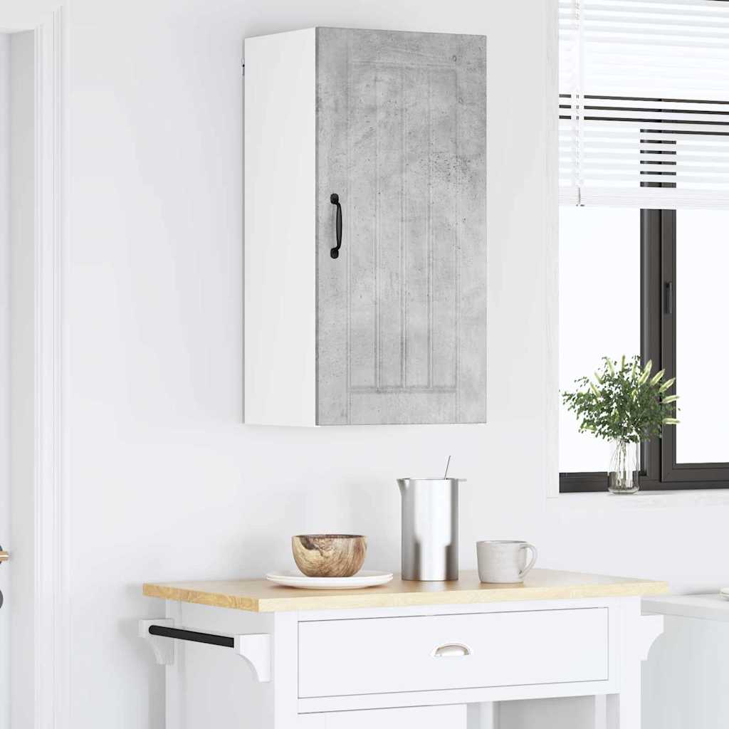 Veggskap LUCCA Betonggrå 40 x 31 x 80 cm Konstruert tre