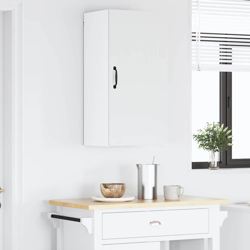 Veggskap LUCCA Høgglans hvit 40 x 31 x 80 cm Konstruert tre