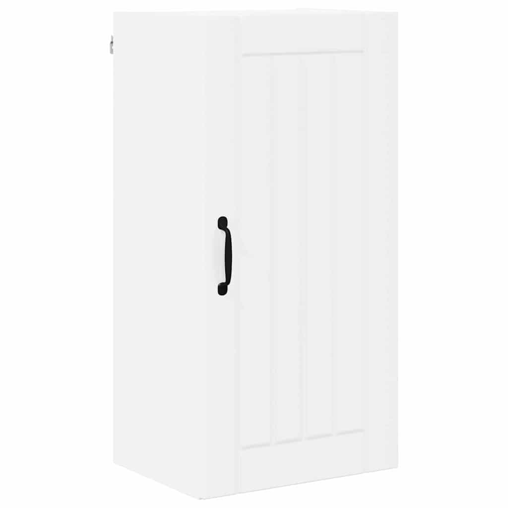 Veggskap LUCCA Høgglans hvit 40 x 31 x 80 cm Konstruert tre
